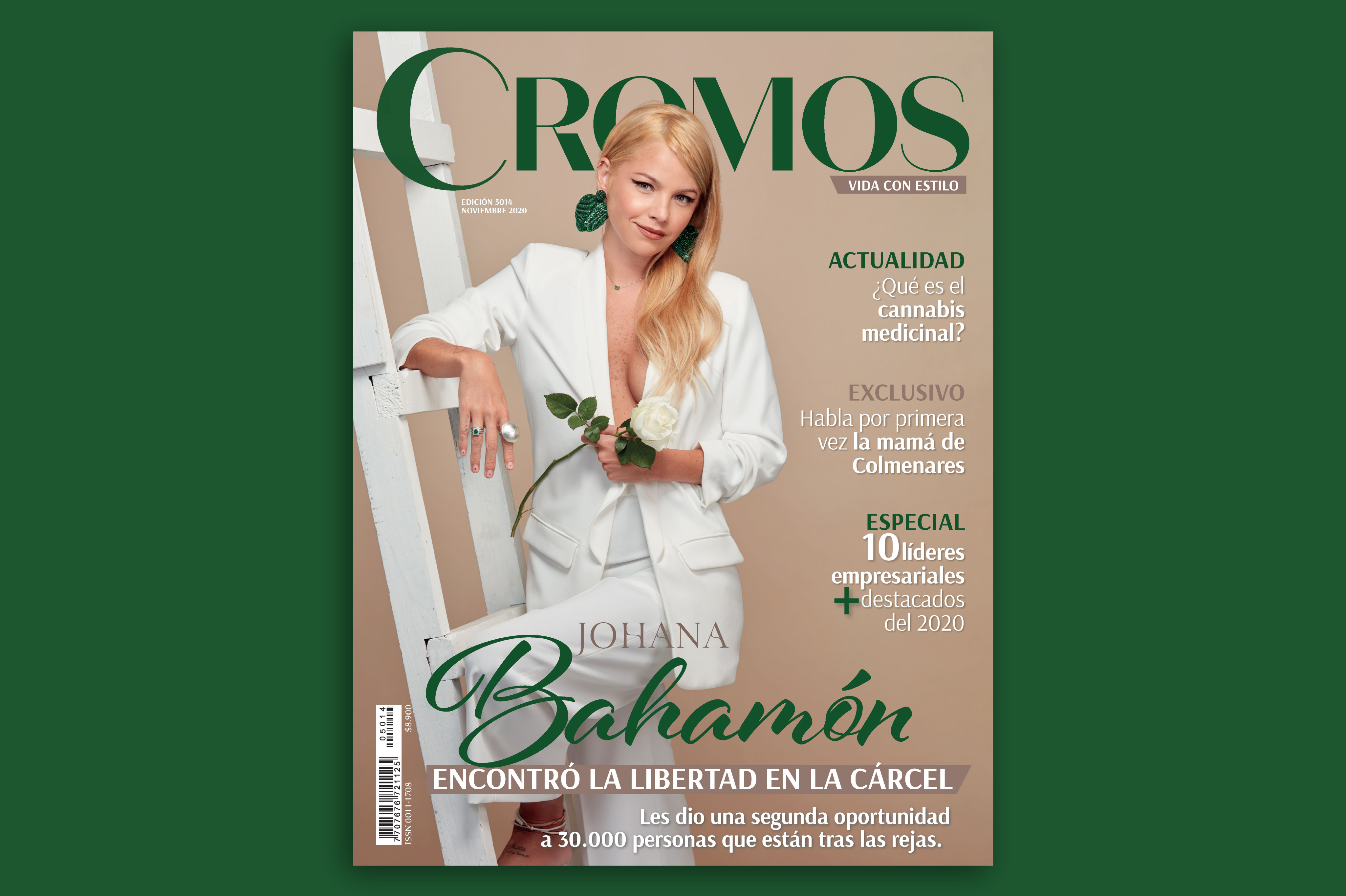 Johana Bahamón es la protagonista de la nueva edición de Revista Cromos