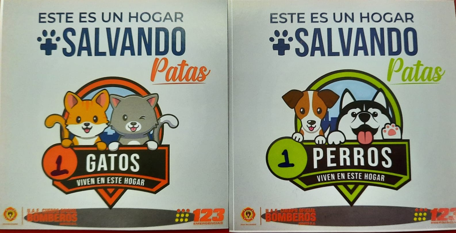 El sticker que puede salvar la vida de su mascota en caso de una emergencia en casa