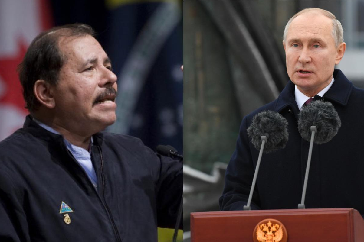 Así encarcelan a sus opositores Daniel Ortega y Vladimir Putin