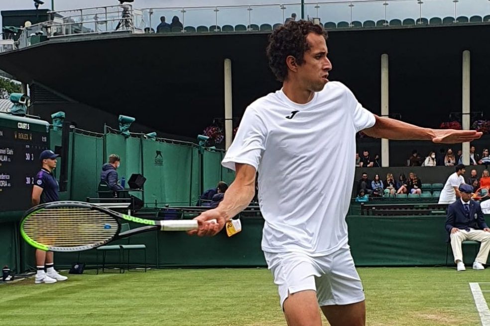 Se acabó la aventura de Daniel Galán en Wimbledon