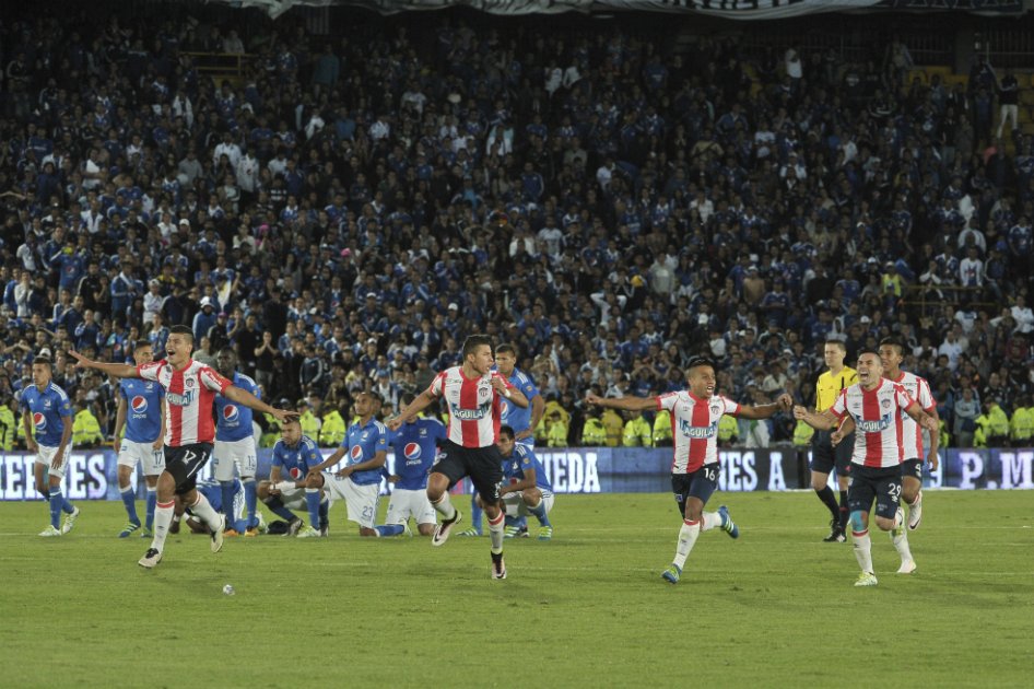 En partido histórico, Júnior eliminó a Millonarios por penales