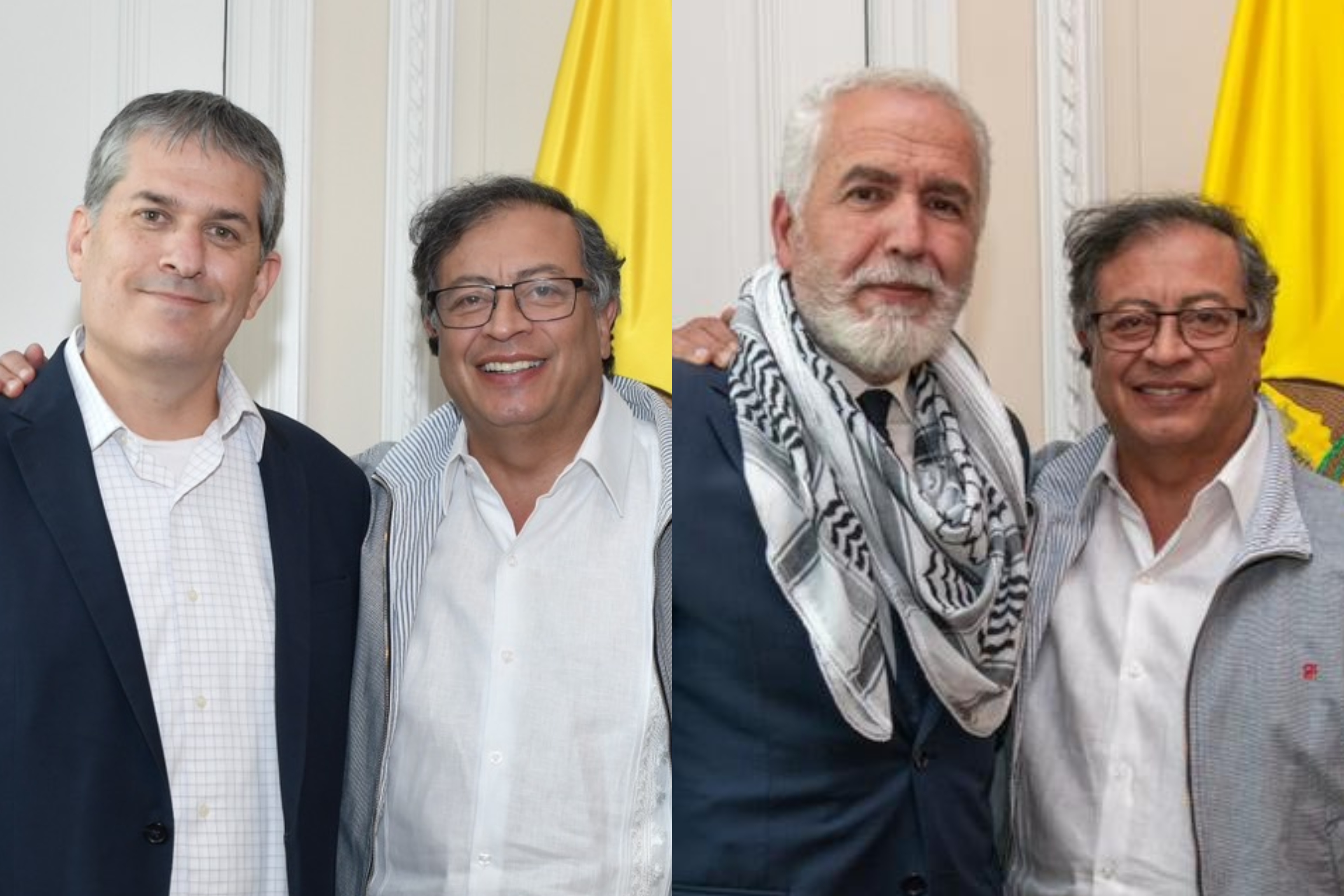 Petro se reunió con los embajadores de Israel y Palestina en la Casa de Nariño