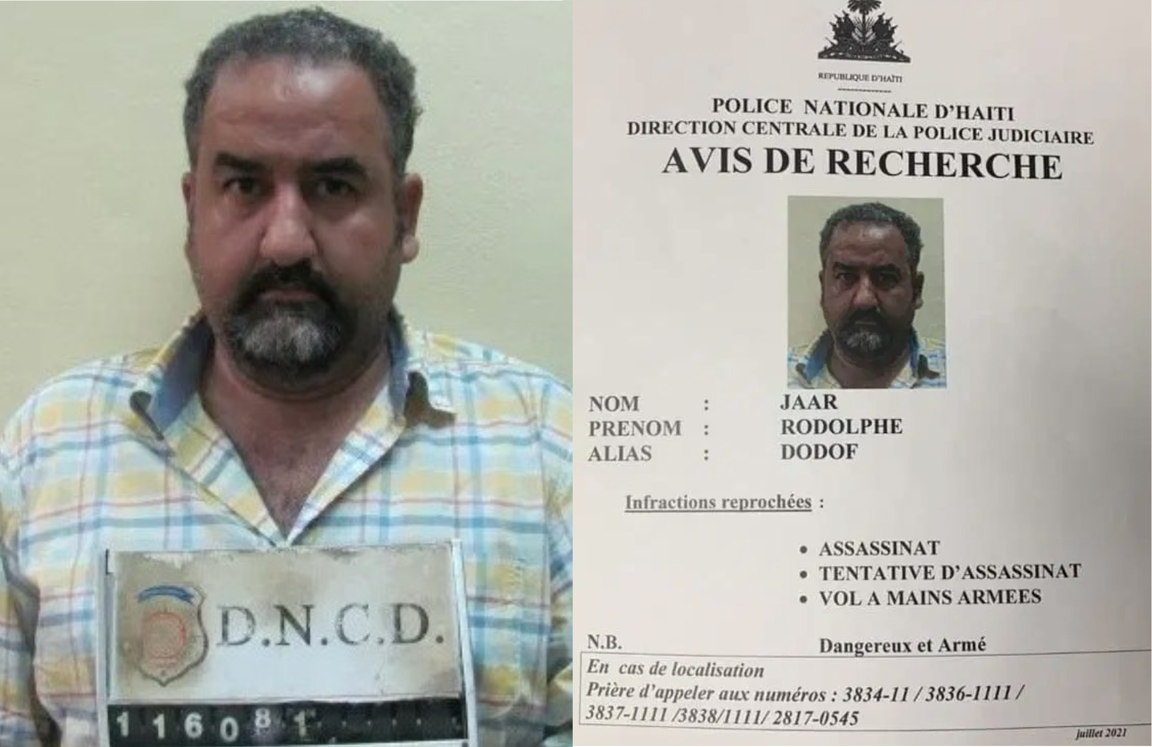 Rodolphe Jaar, primer y único condenado por el magnicidio en Haití.