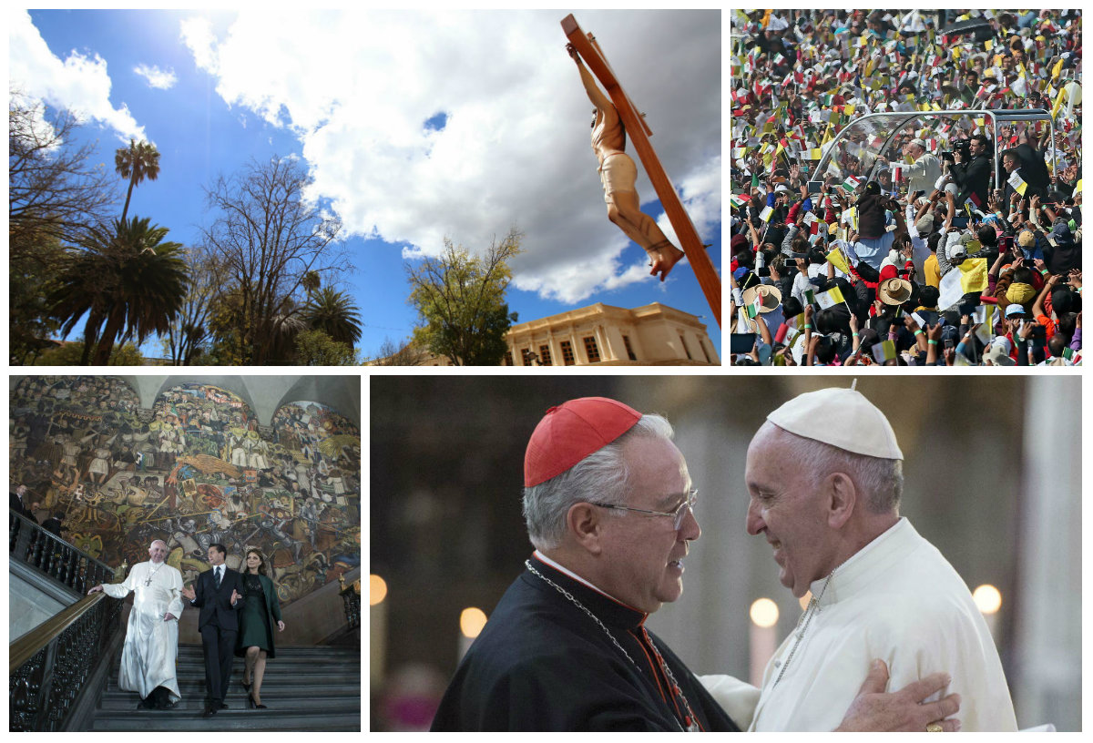 Así ha sido la gira del papa en México