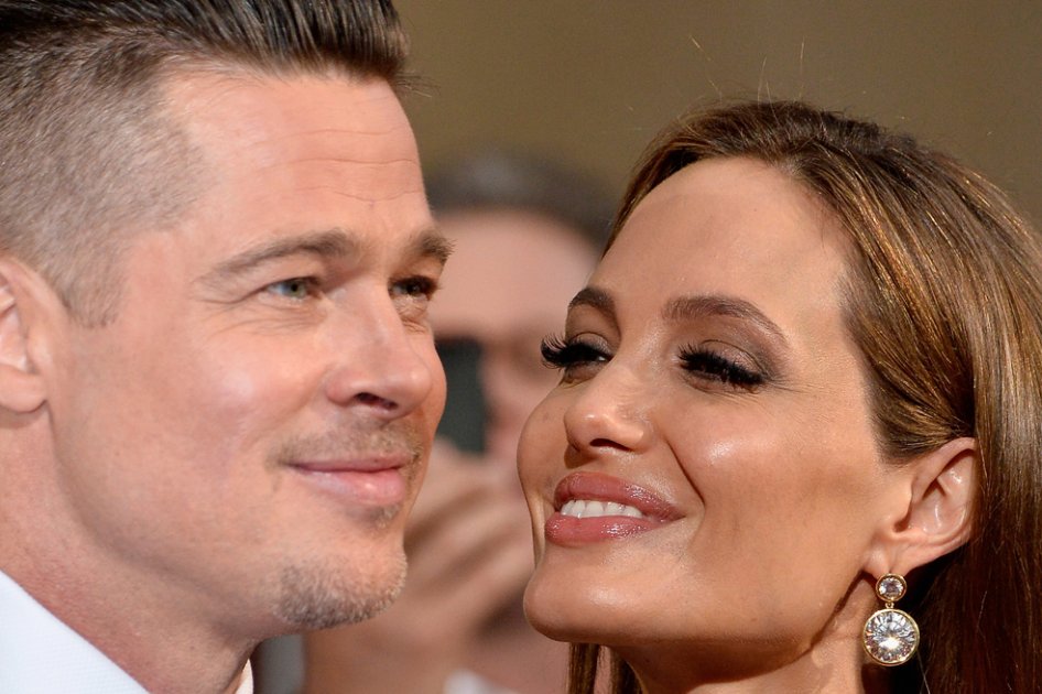 Brad Pitt y Angelina Jolie.