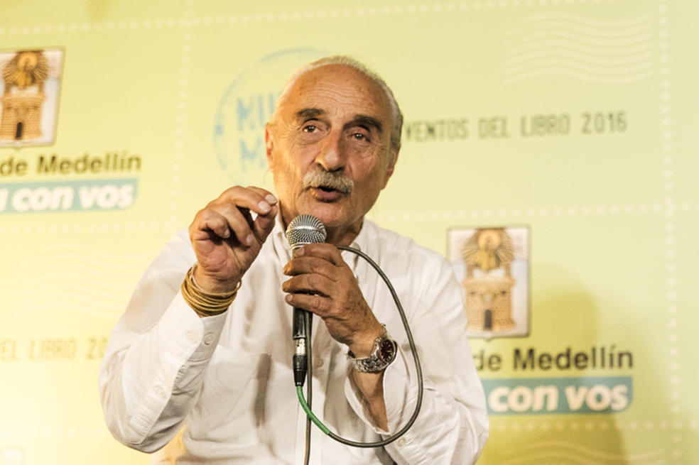 Alfredo Molano Bravo, quien dijo que no habrá paz si no cambian los modelos de tenencia de tierra, entre otras cosas. / María Paulina Pérez