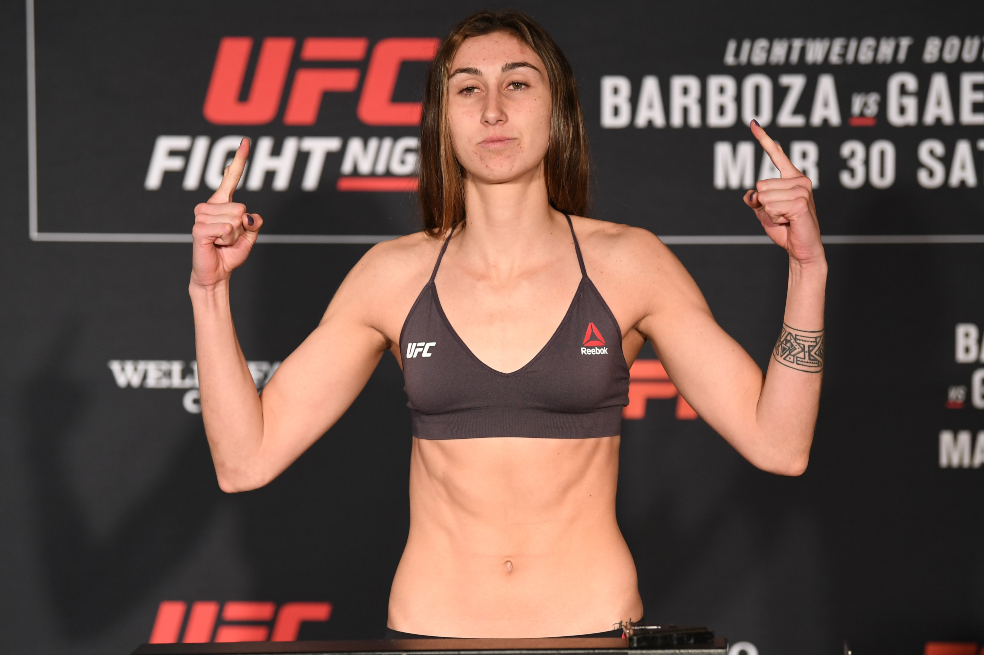 Sabina Mazo derrotó a Justine Kish en el UFC Fight Night 177
