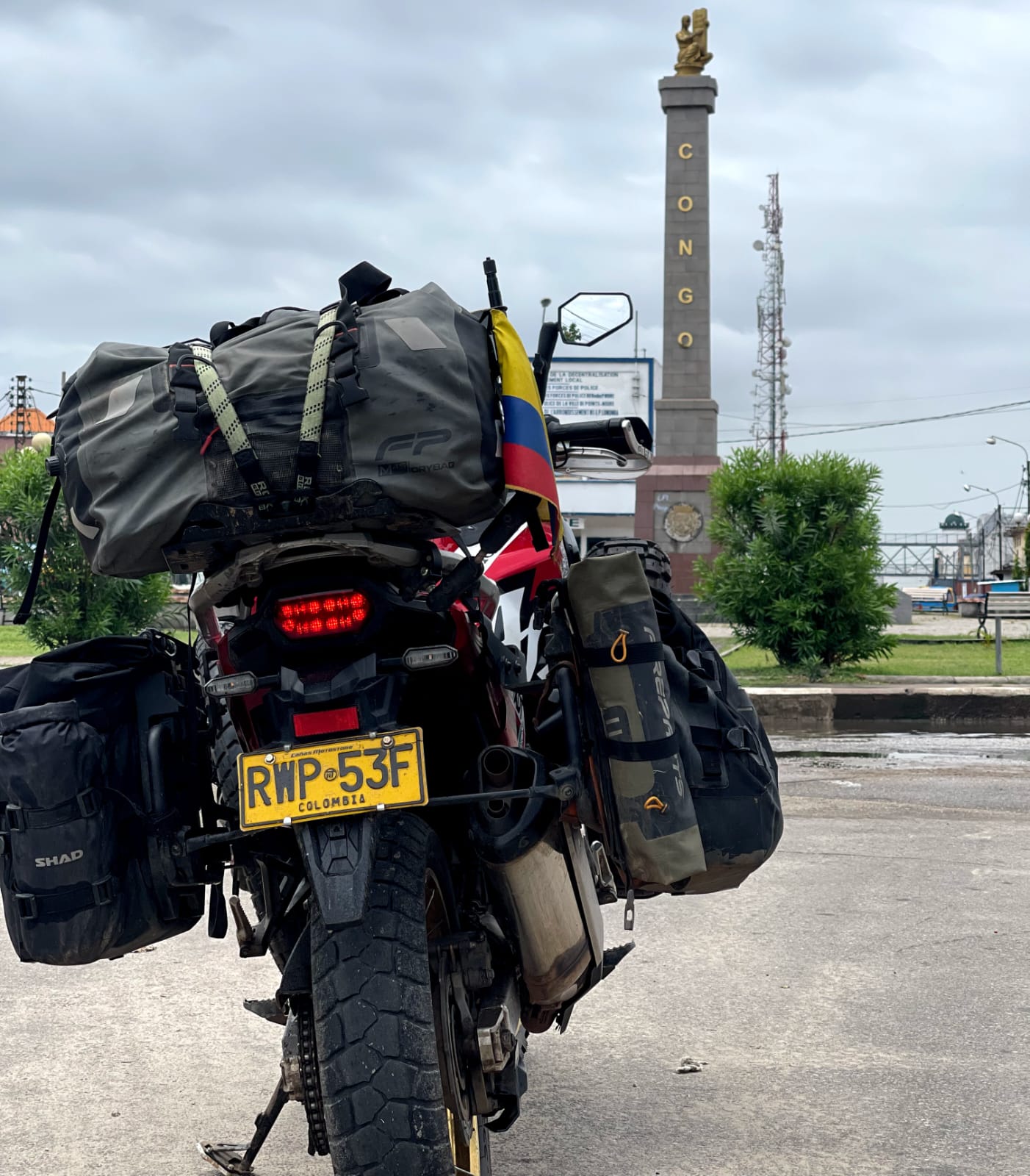 La travesía del bogotano que da la vuelta al mundo en moto y ya recorrió 44 países