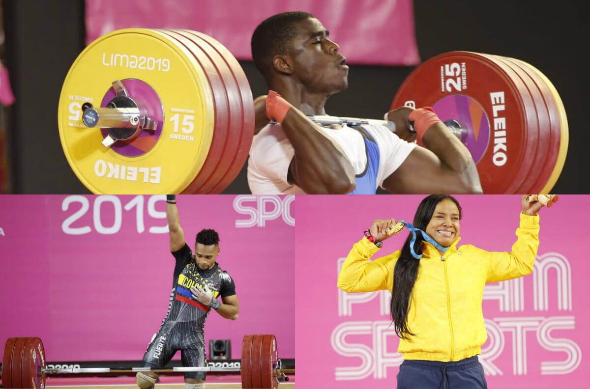 Cinco oros: Colombia brilló en levantamiento de pesas en los Juegos Panamericanos