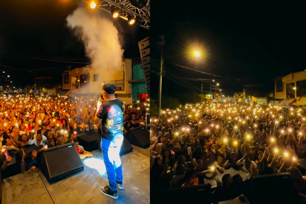 El artista de música popular quiso tener un detalle con sus seguidores del barrio donde creció en Cartago, pero el sorprendido fue él. Imágenes.