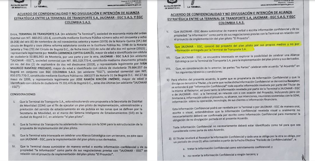 Acuerdo de confidencialidad