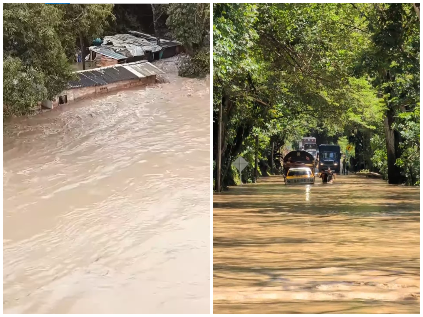 Emergencias por lluvias en Antioquia dejan a centenares de familias damnificadas