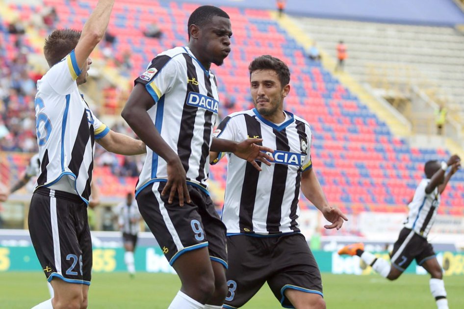 Duván Zapata marcó en el triunfo del Udinese sobre Bologna