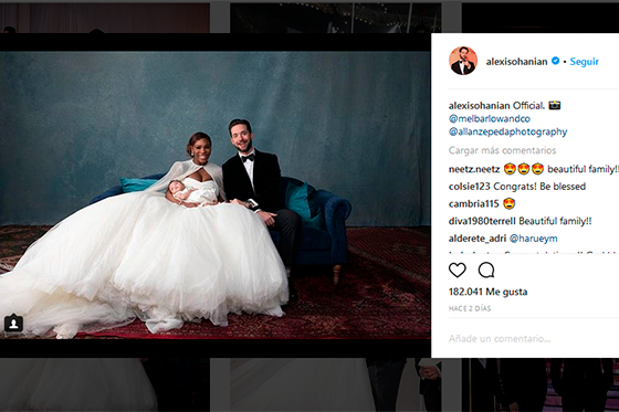 Serena Williams y Alexis Ohanian comparten fotos de su boda