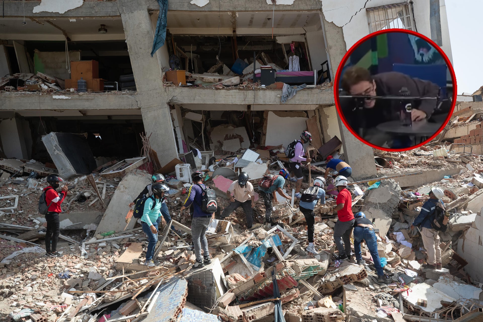 Presentadores vivieron impactante momento al aire durante el terremoto en Venezuela. Video