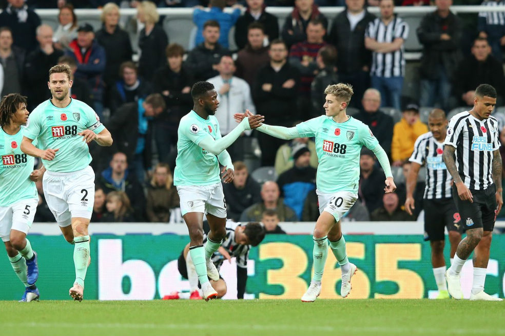 Jefferson Lerma marcó su primer gol con el Bournemouth