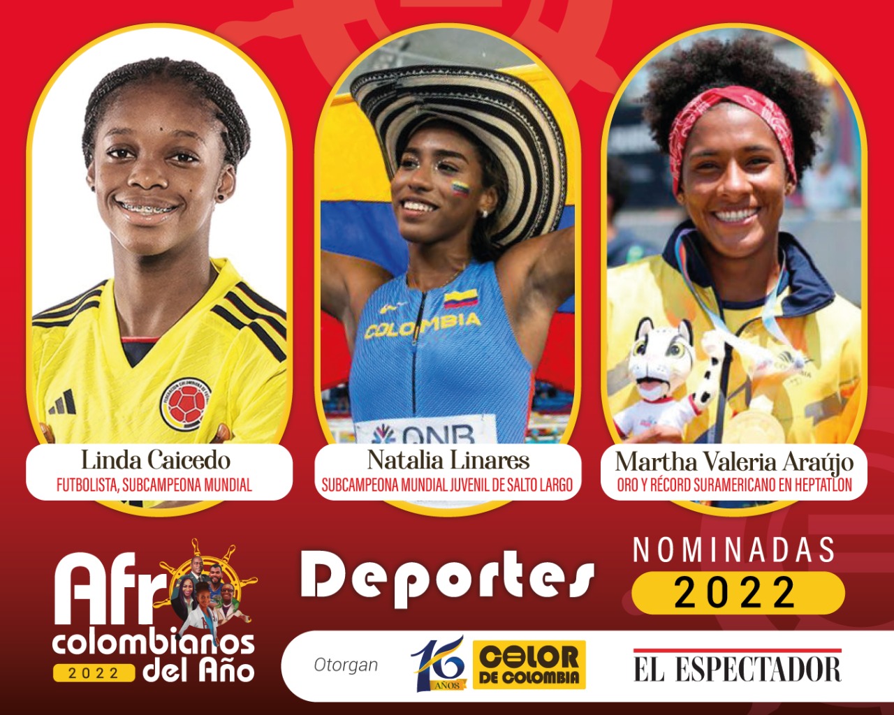 Estos son los nominados en Afrocolombianos del Año 2022