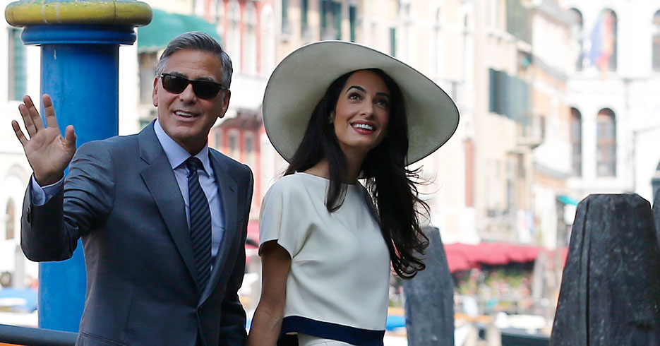George Clooney y Amal Alamuddin se dieron el «sí» en Venecia