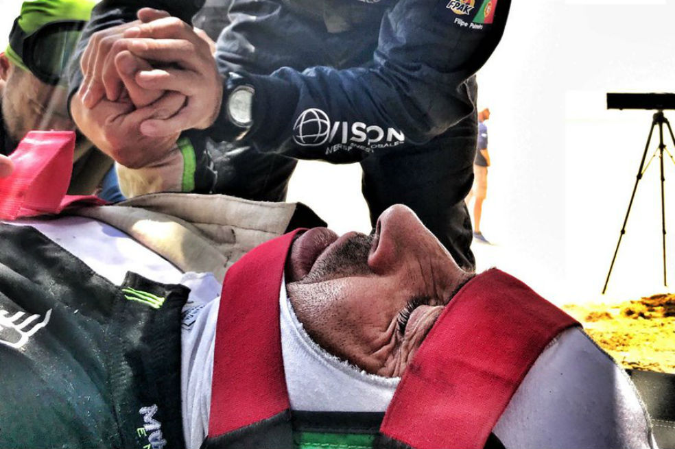 Nani Roma, uno de los candidatos, se despide del Dakar luego de grave accidente