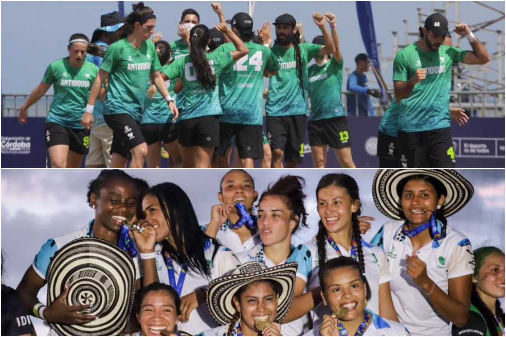 Antioquia, campeón en rugby femenino y ultimate mixto