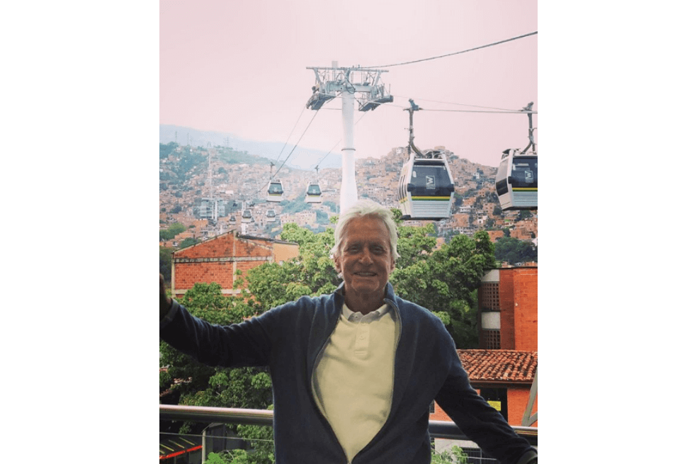 El actor estadounidense ganador del Óscar, Michael Douglas.  / Tomado de @michaelkirkdouglas