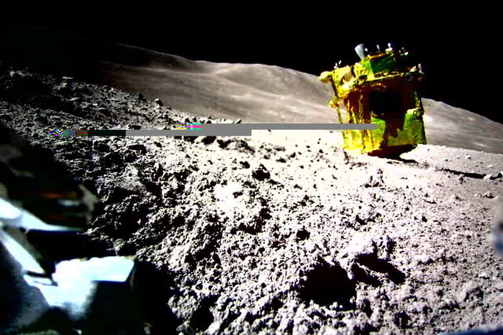 Japón logró el aterrizaje más preciso en la Luna, pero la nave alunizó al revés