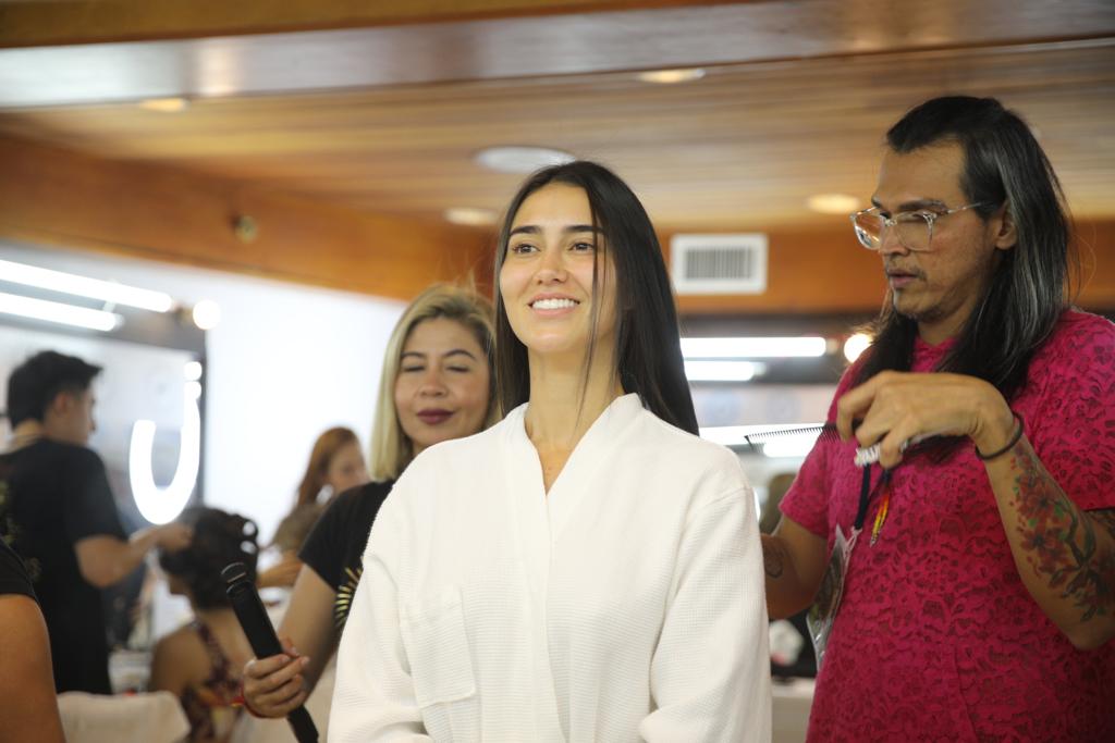 Así fue el detrás de cámaras del maquillaje a la candidatas a Señorita Colombia