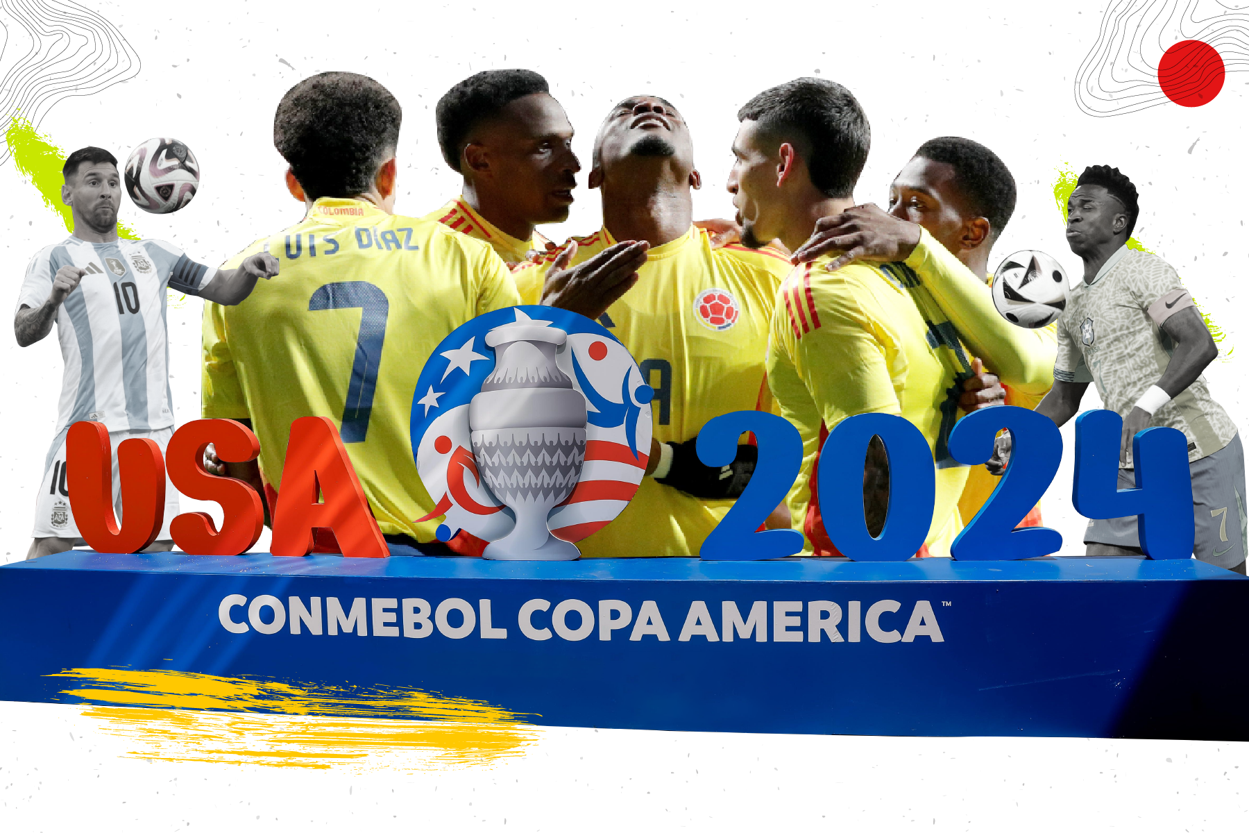 Colombia aparece entre los favoritos, pero en el camino están Brasil y Argentina.