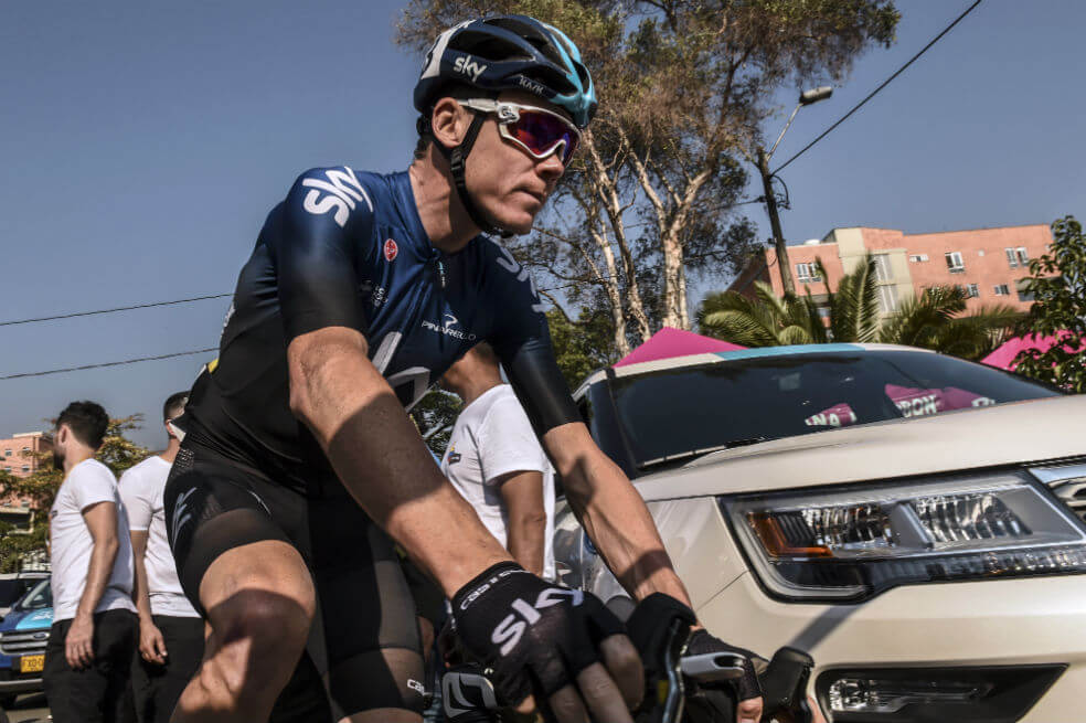 Froome estuvo cerca de quedar descalificado del Tour Colombia 2.1.