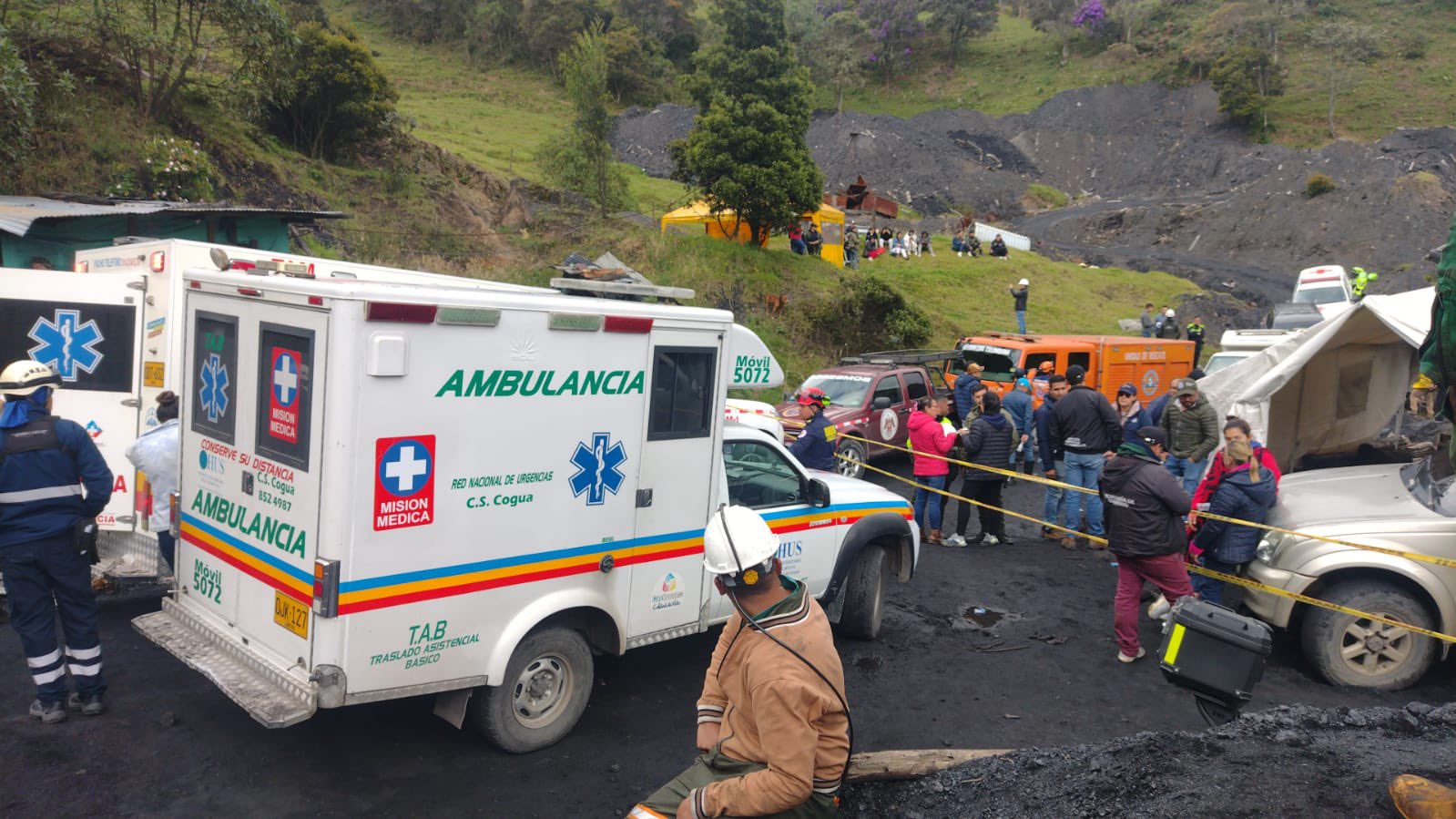 Encuentran sin vida a tres mineros atrapados en derrumbe en Zipaquirá