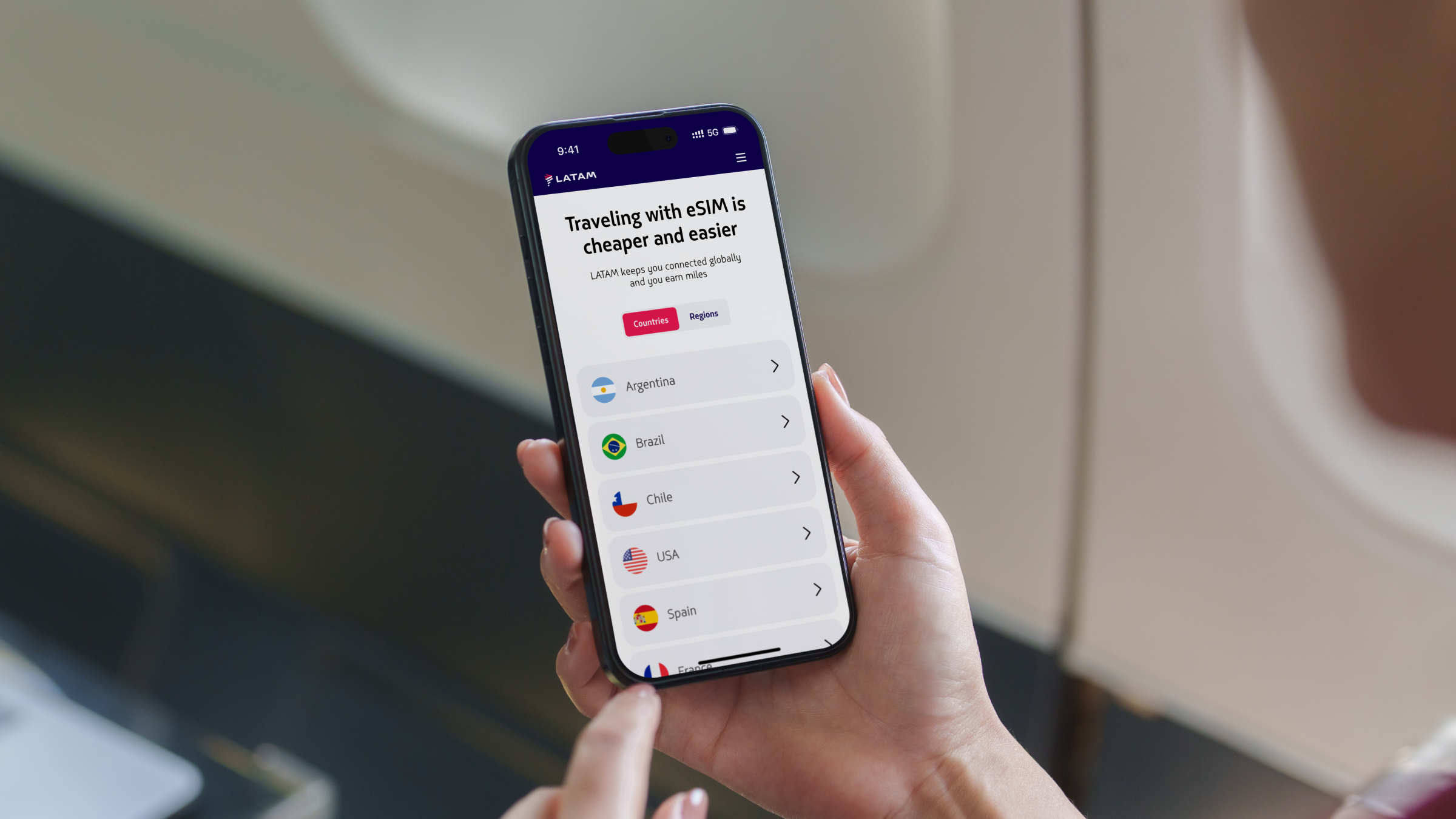 Desarrollado en colaboración con Gigs, el sistema operativo para servicios móviles, eSIM Latam proporciona conectividad segura y fluida.
