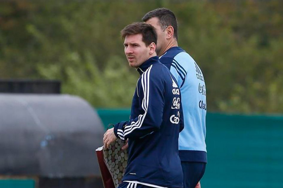 Messi ya se entrena con Argentina con la mira en Venezuela