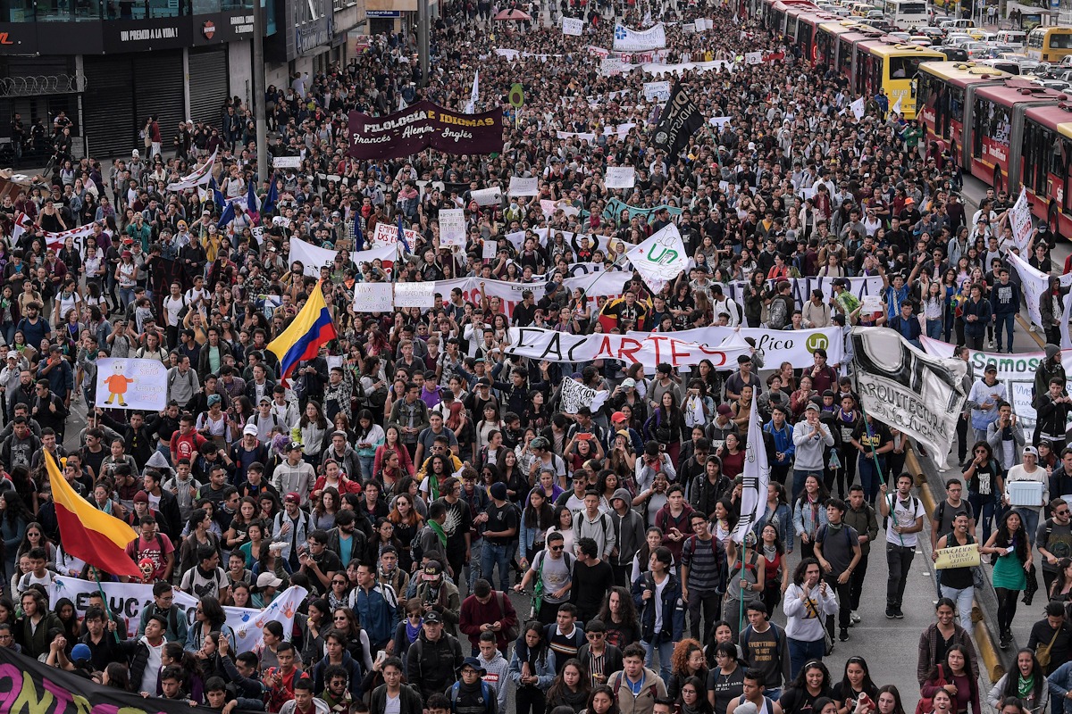 Así avanza la marcha estudiantil en las principales ciudades del país