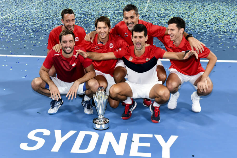 Serbia es el primer campeón de la ATP Cup