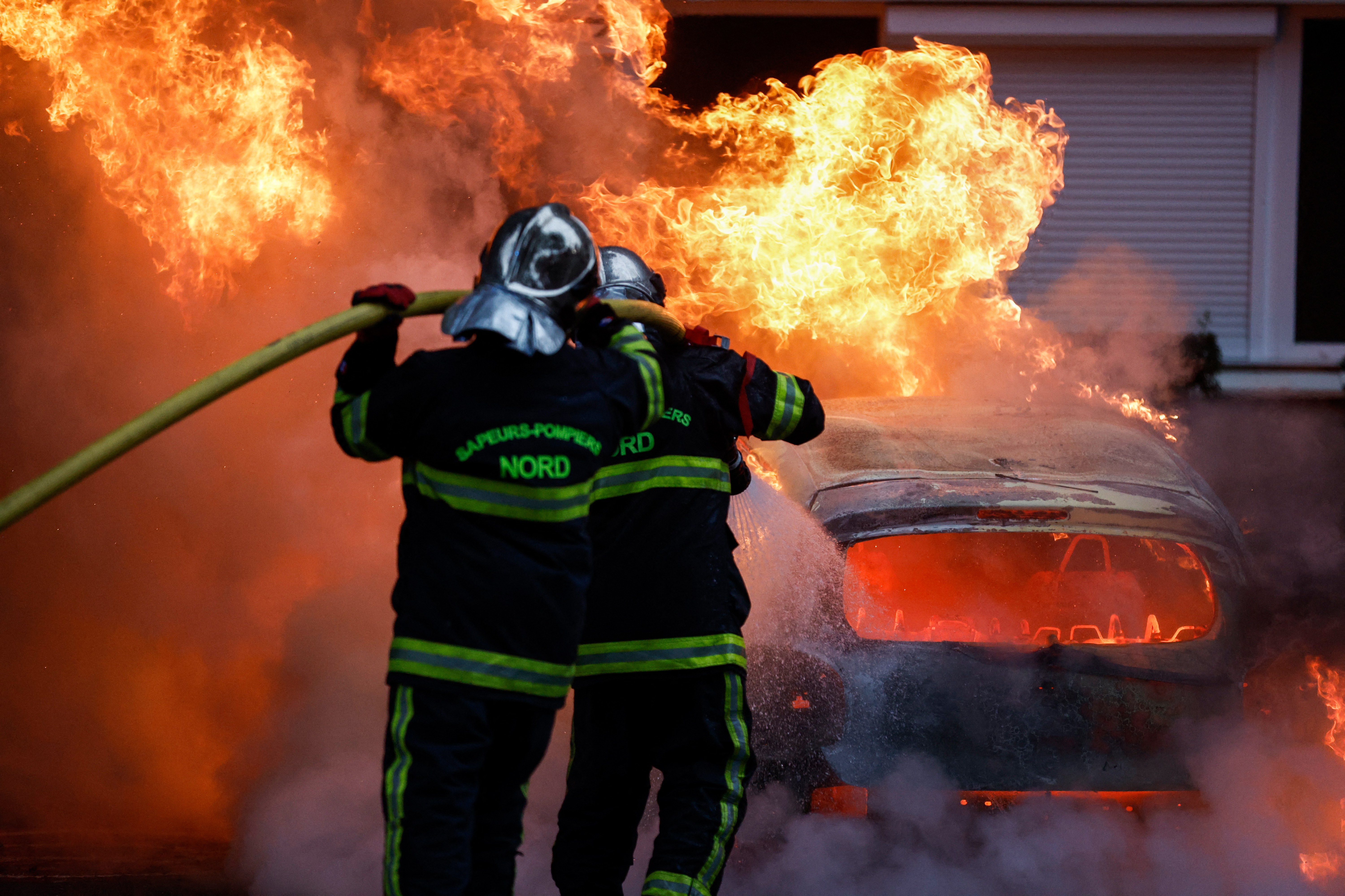 Protestas en Nanterre por muerte de Nahel