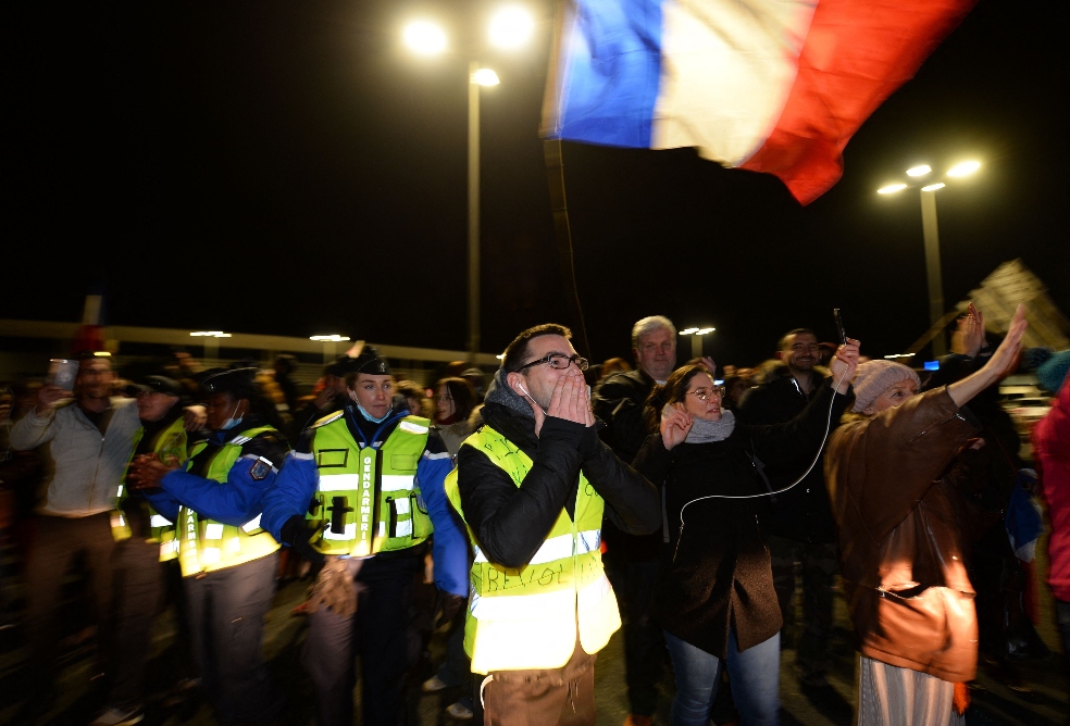 Coronavirus en Francia, protestas anticovid 19