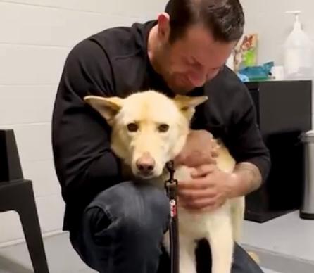 (Video) Conocido rescatista de animales salvó a una perrita que iba a ser sacrificada