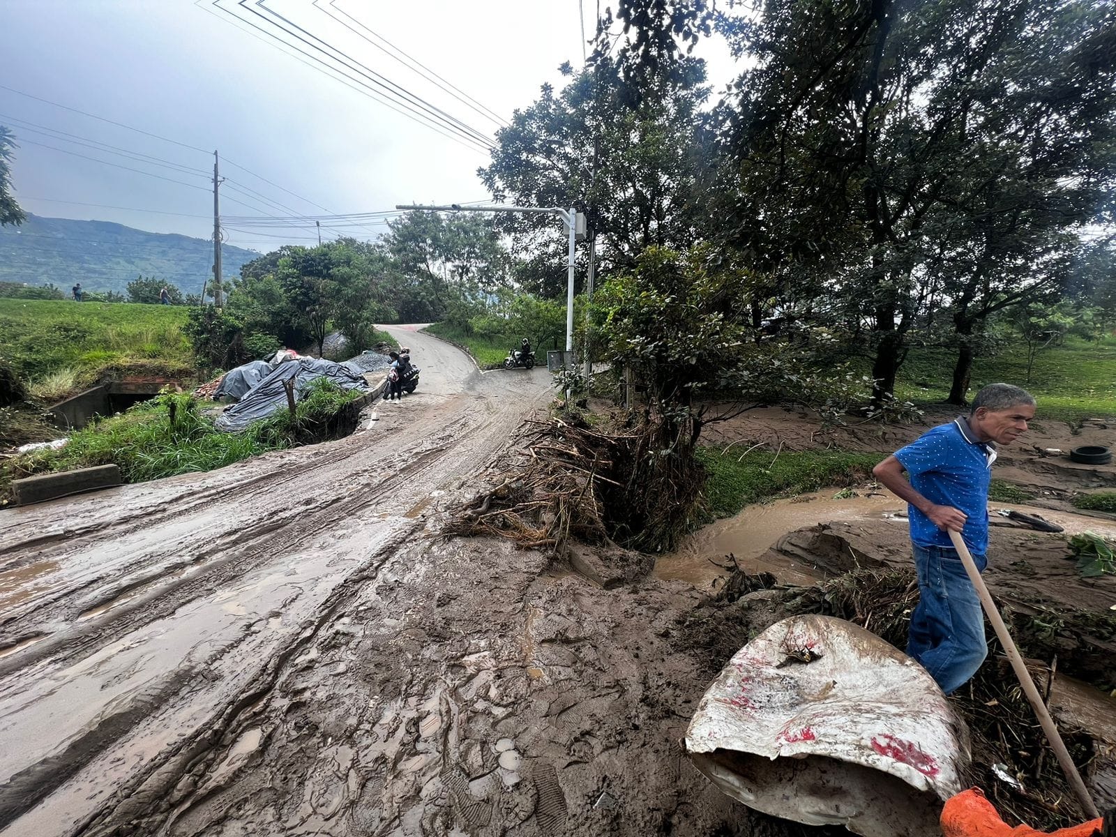Emergencia por lluvias en Girardota deja más de 20 mil afectados