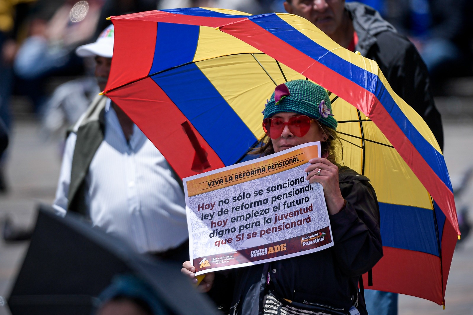 Ciudadanos demostraron su apoyo al mandatario en el evento de la Plaza de Bolívar.