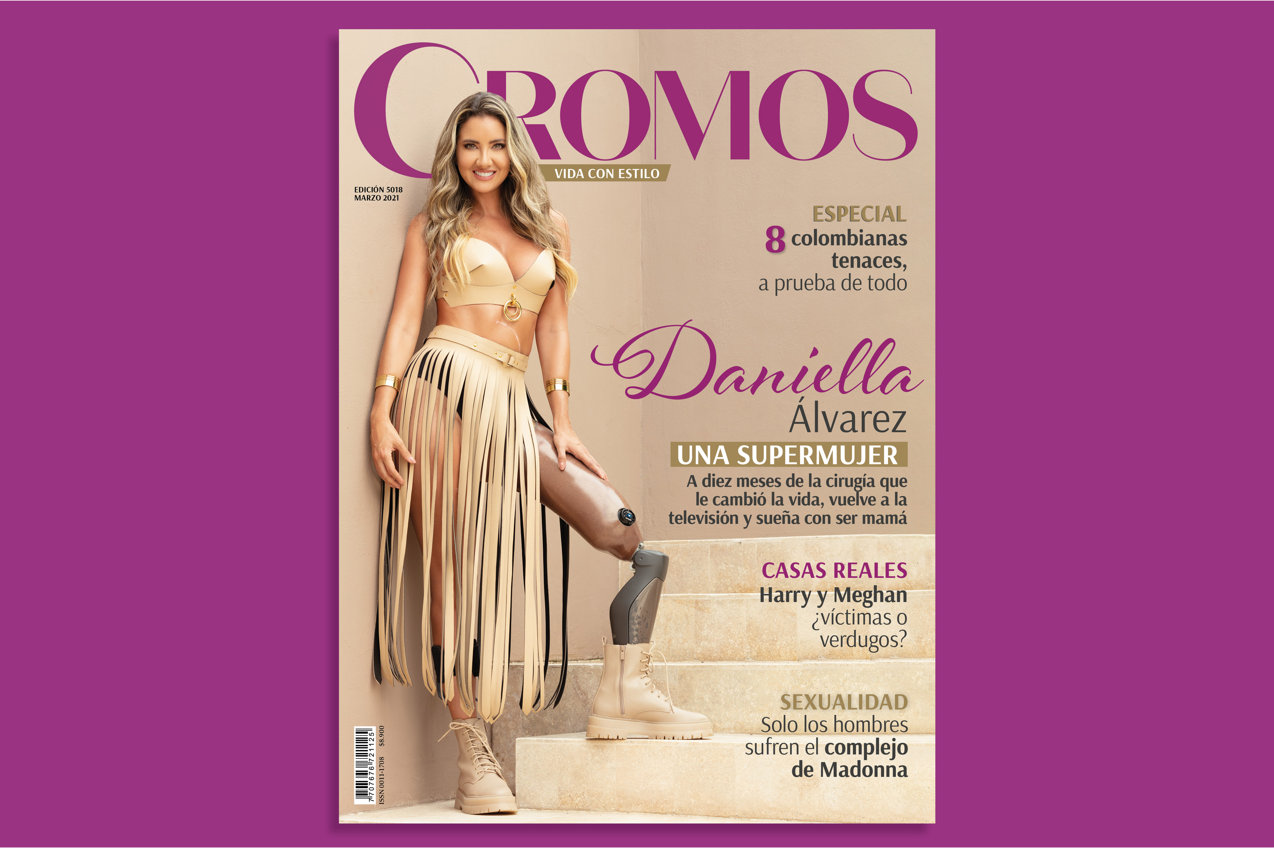 Daniella Álvarez es la protagonista de la nueva edición de la Revista Cromos