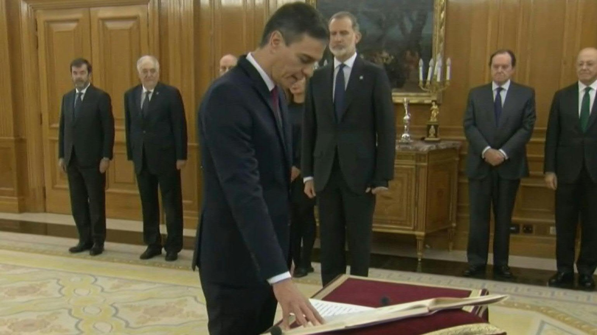 Pedro Sánchez fue reelegido presidente del Gobierno español por el Congreso