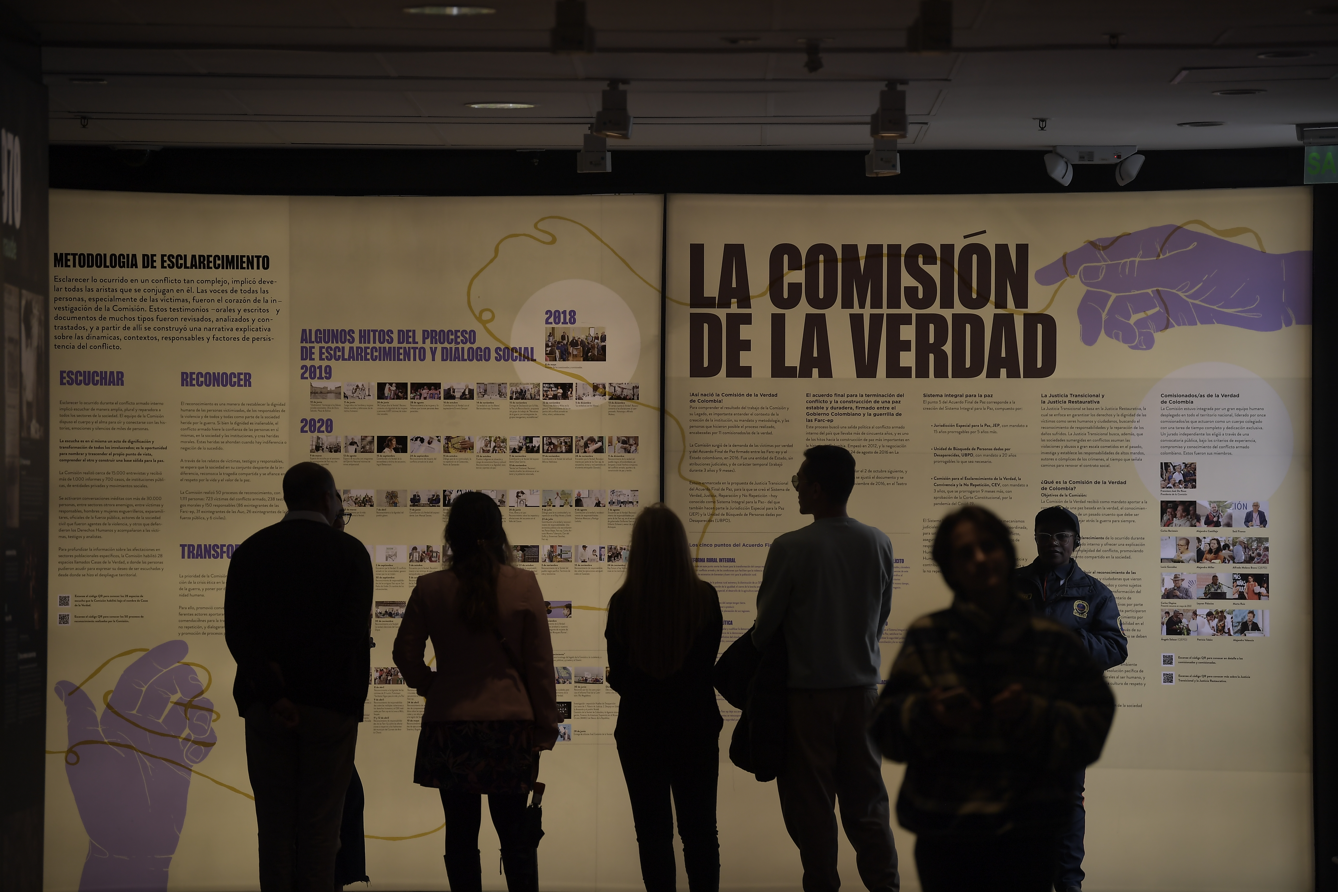 La exposición sobre informe de la Comisión de la Verdad inicia su “gira” nacional