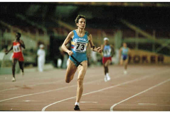 Ximena Restrepo durante los Juegos Olìmpicos de Barcelona. /Archivo