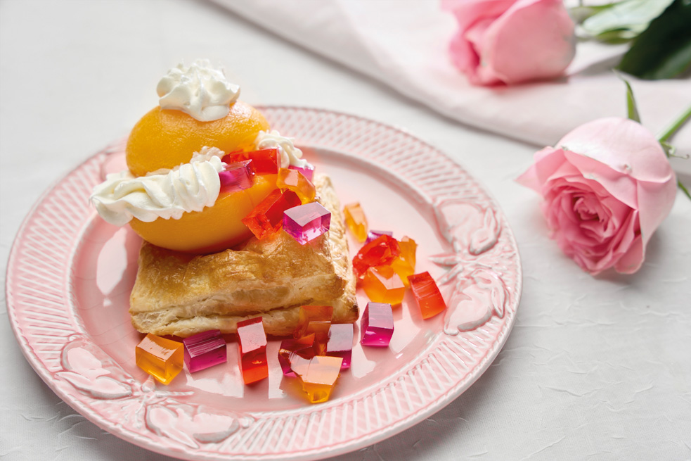 Recetas de duraznos rellenos de gelatina, sorprende con un postre de fin de semana