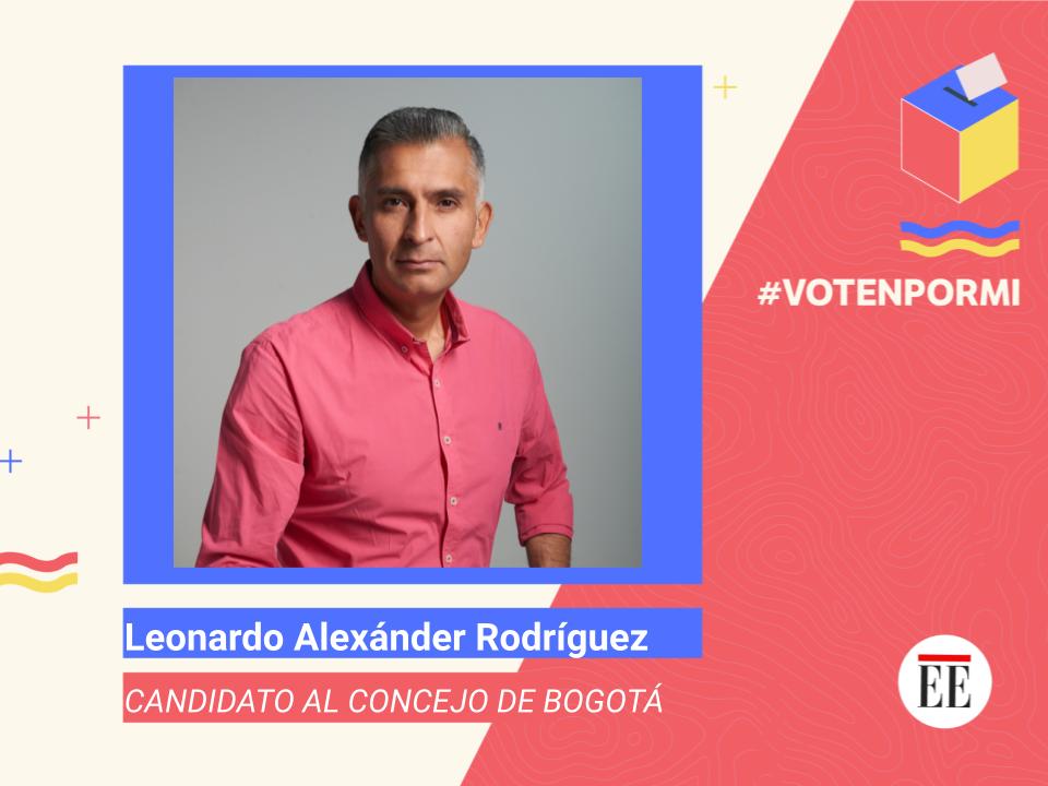 Leonardo Rodríguez va por una política pública de seguridad para Bogotá