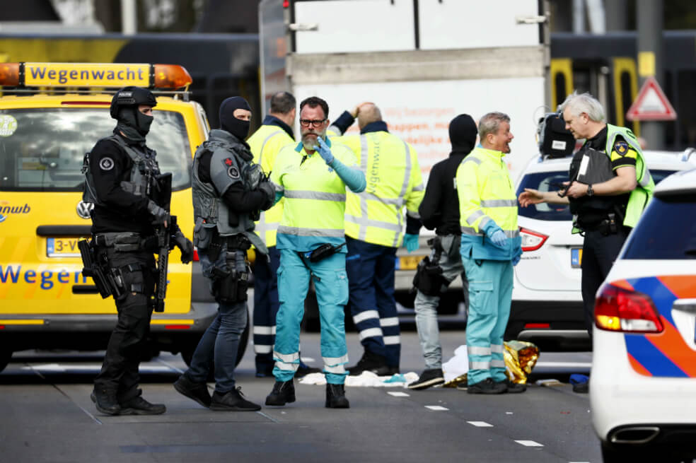 Holanda: tres muertos y varios heridos tras tiroteo en Utrecht