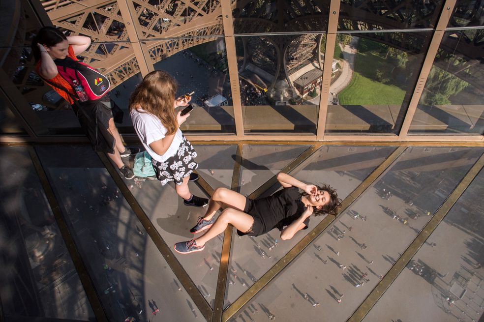 Vértigo en la visita a la Torre Eiffel