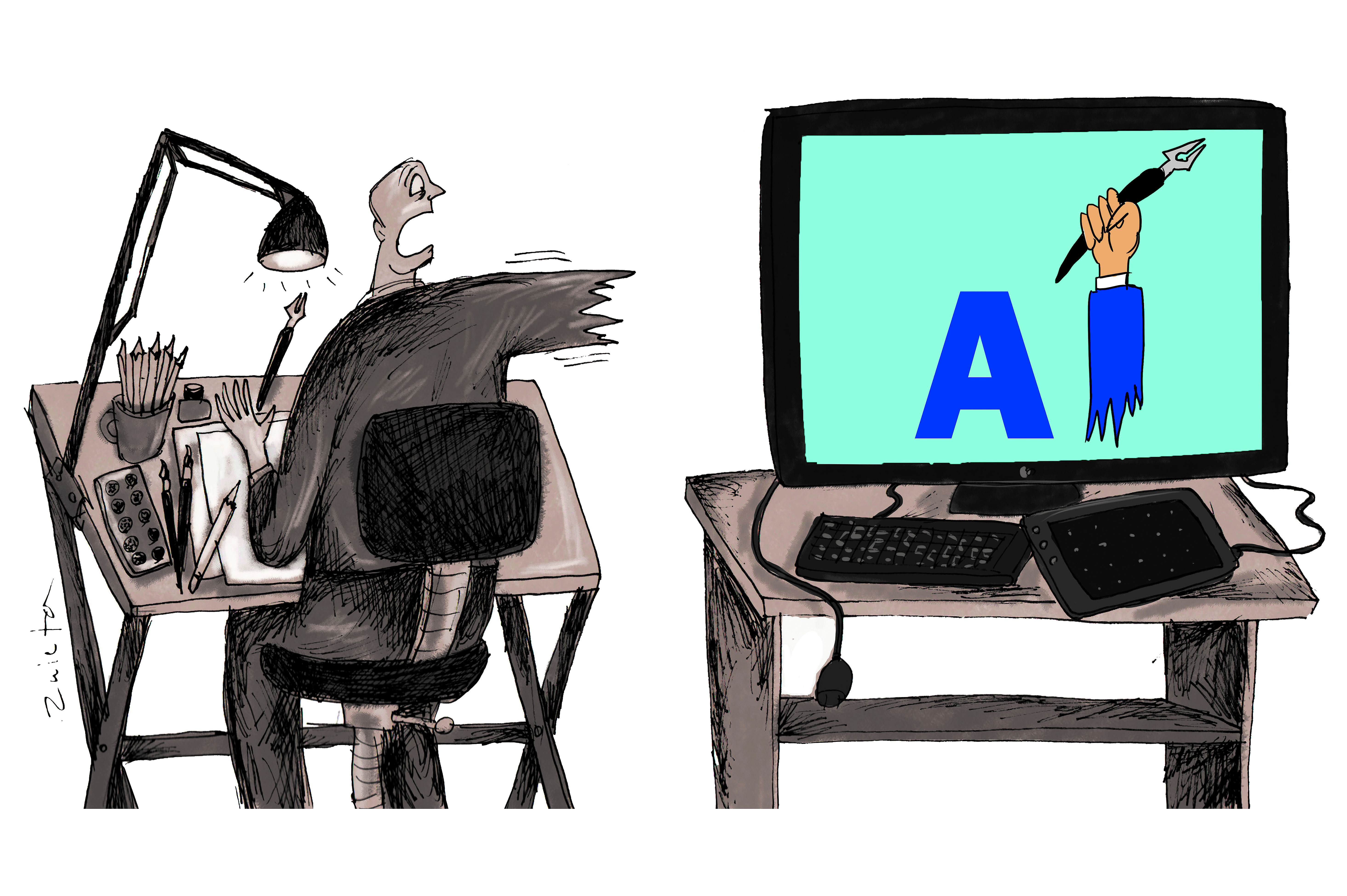 El oficio de caricaturista