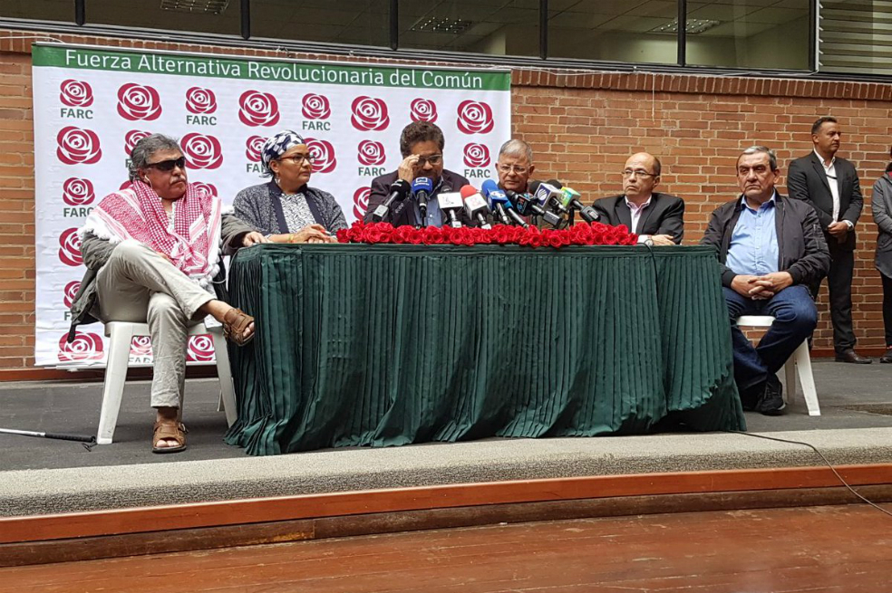 Las Farc inscribieron hoy su partido político