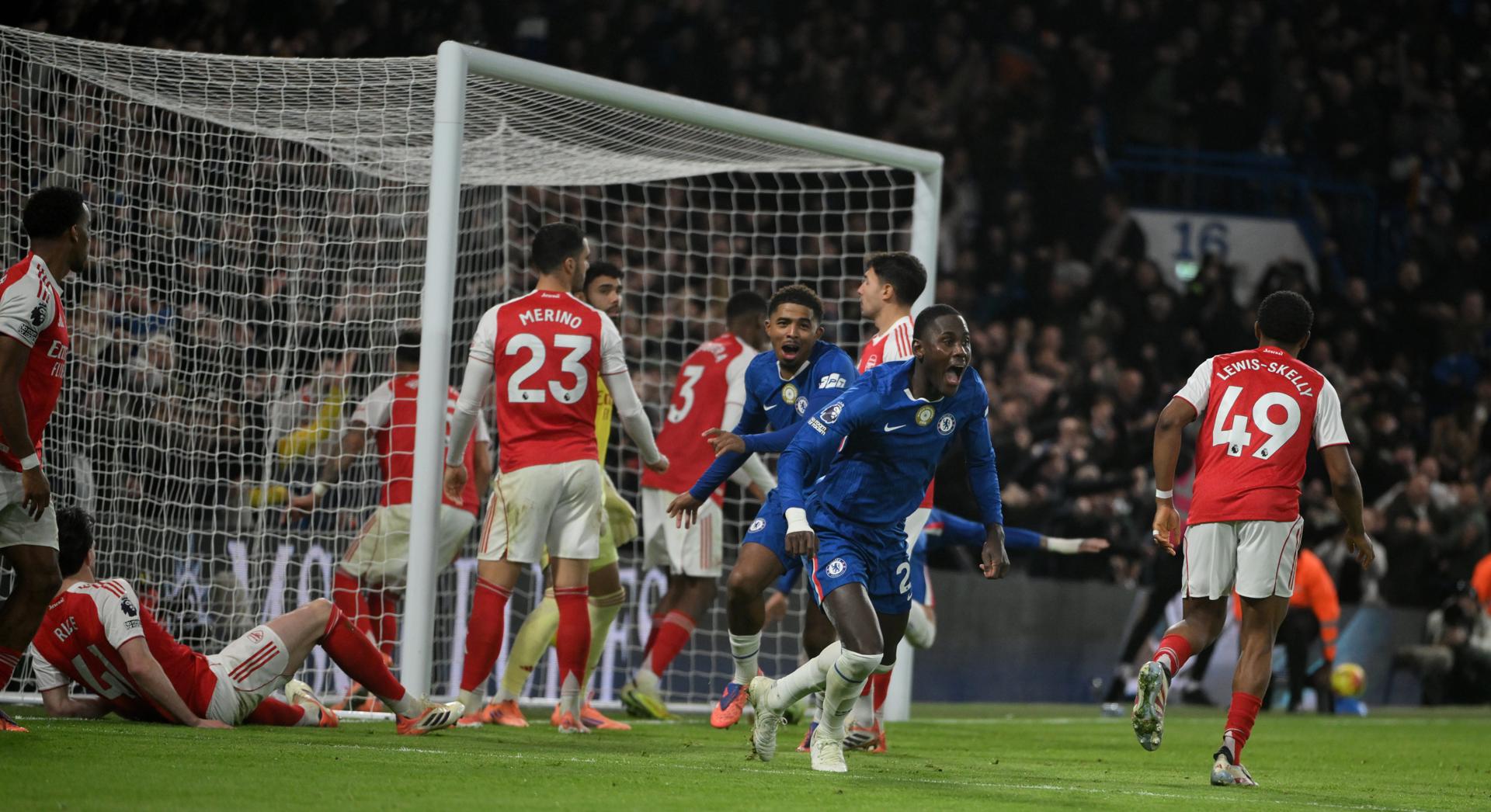Así quedó la tabla de la Premier League tras el empate entre Chelsea y Arsenal